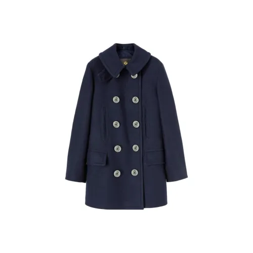 Loro Piana Пальто Женское Темно-синий Рудный