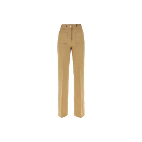 Loro Piana Кофе Женские Повседневные Брюки
