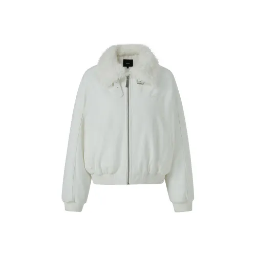 IMXS Хлопковый пуховик Женская Белый