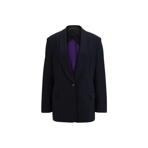 HUGO BOSS x Naomi Campbell Бизнес-костюм Пальто Женское Темно-синий