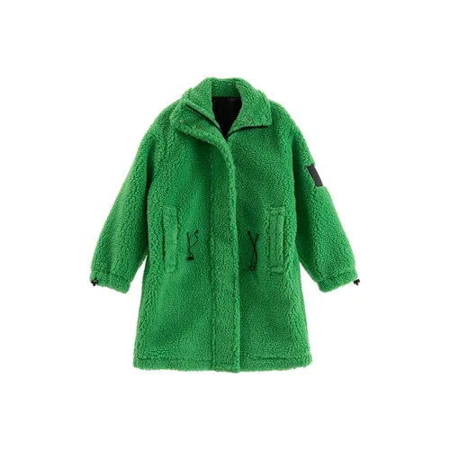 PP Зеленый Женские Бархатные Куртки