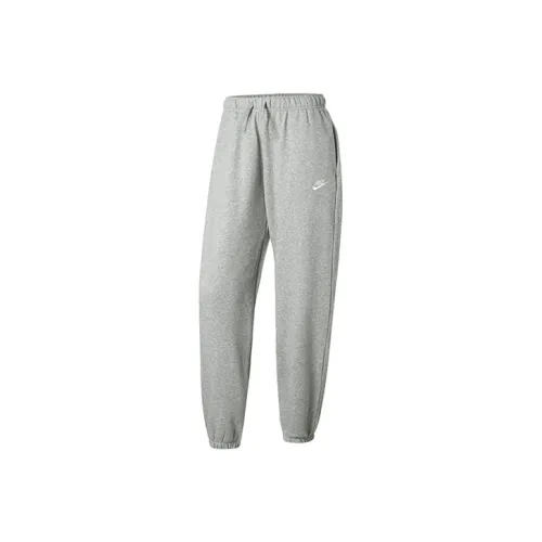 NIKE Серые Женские Вязаные Тренировочные Брюки