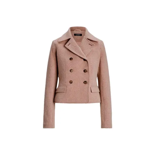 LAUREN RALPH LAUREN FW24 Бизнес-костюм Пальто Женское Светло-розовое