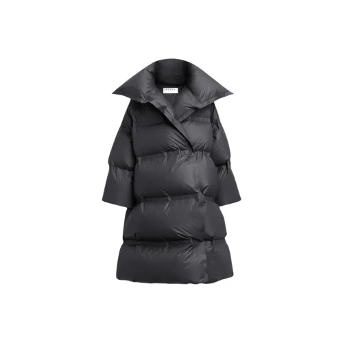 Alaia Пуховик Женские Черный