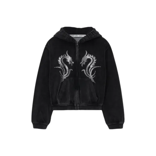 Alexander Wang SS24 Cropped Jacket Women's Black