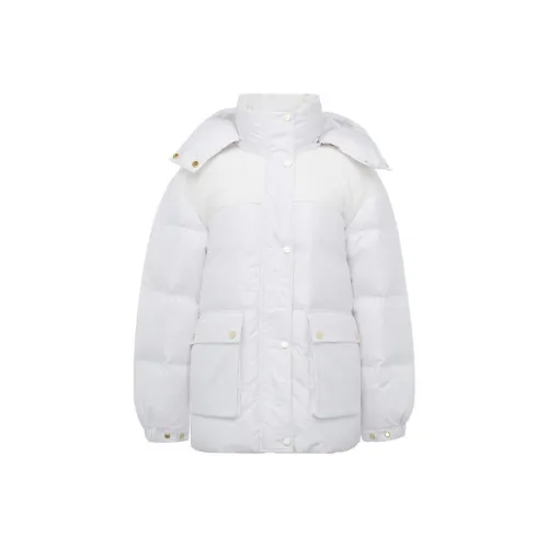 LI NING 1990 Classic Collection Сливочный Женские Объёмные куртки (пуфы)