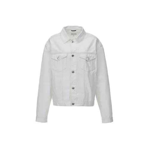 Maison Margiela Белые Женские Джинсовые Куртки