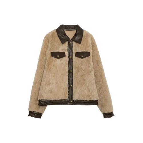 EGGKA Женские бархатные куртки