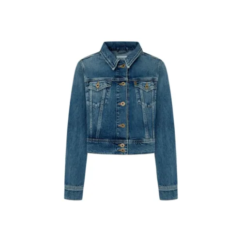 Pepe Jeans Синие Женские Джинсовые Куртки