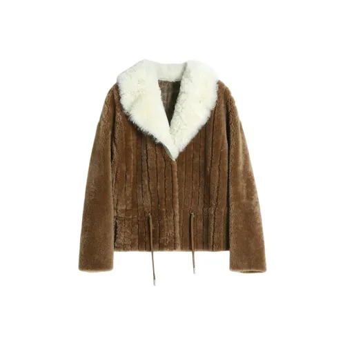 Beast King Верблюжий Женские Меховые изделия