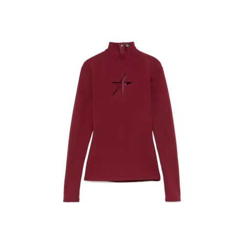 Mugler Толстовка Женская Бордово-Красная