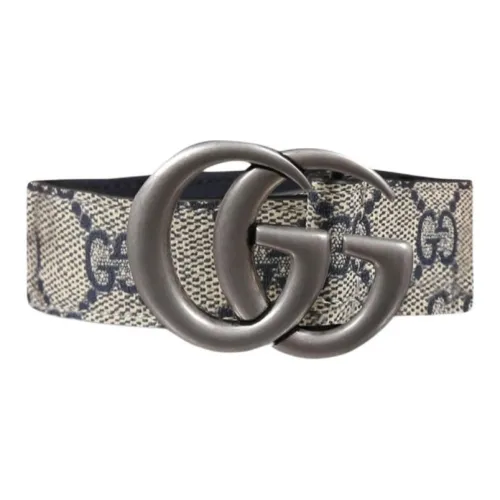 GUCCI Полиуретан Хлопок Полиэстер Кожаные ремни Детский Серый