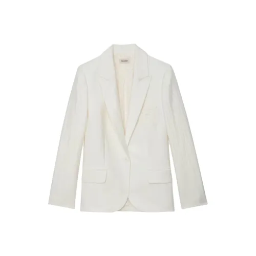 Zadig Voltaire Бизнес-костюм Пальто Женское Белое