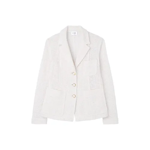 St. John SS24 Бизнес Костюм Пальто Женское Цвет Слоновая кость