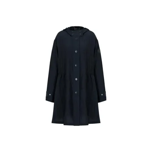 EMPORIO ARMANI Темно-синий Женский Тренч