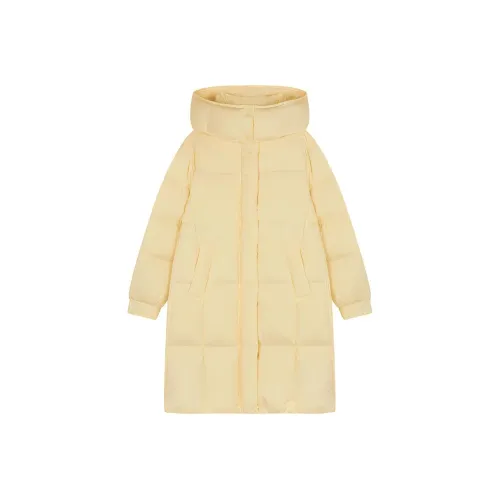 XWI Пуховик Женский Светло-Желтый