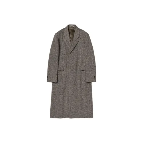 Auralee Пальто Женское Хаки Твид
