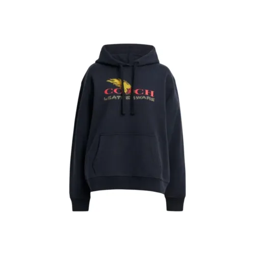 COACH SS25 Толстовка Женская Морской Синий