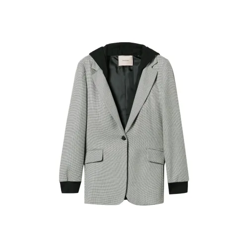 TWINSET Milano SS24 Бизнес Костюм Пальто Женское Белое