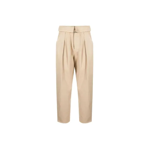 PINKO Бежевые Женские Вязаные Спортивные Брюки