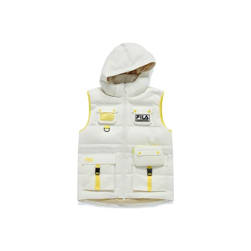 FILA FUSION FILA FUSION Hakusan l collaboration Collection Молоко SALT Белый Женские Пуховый жилет