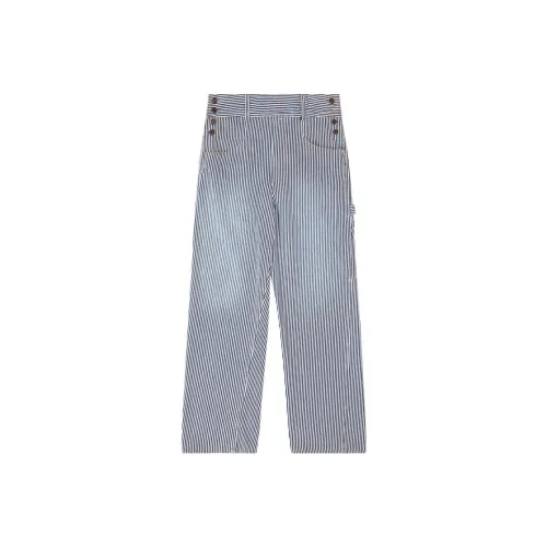 ISABEL MARANT Синие Женские Вязаные Спортивные Брюки