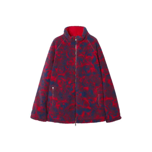 Burberry Хлопковый пуховик женский разноцветный