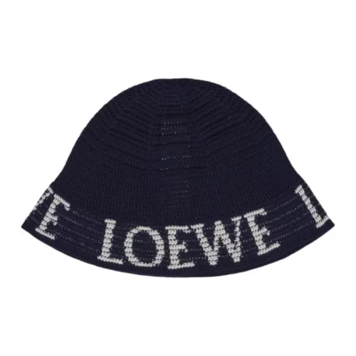 LOEWE Хлопок Полиамид Beanies Женские Синий