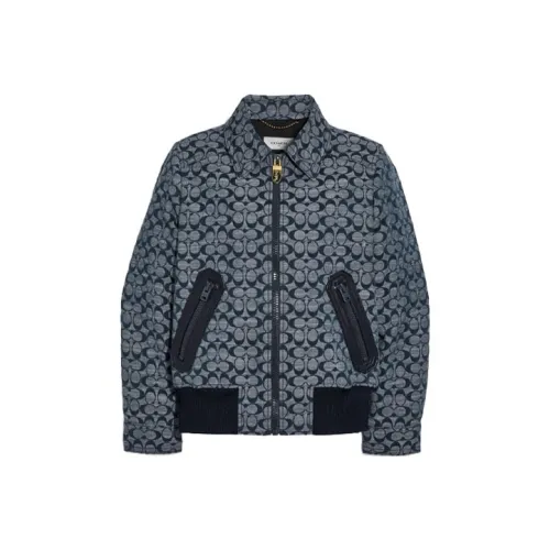 COACH Denim Jacket Women's Blue