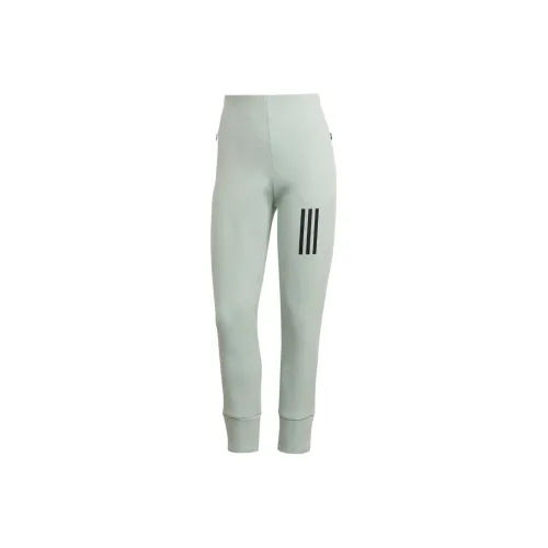 Adidas Льняной зеленый Женские Вязаные Тренировочные Брюки
