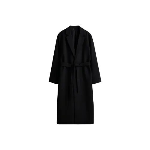 H&M Черное Женское Пальто