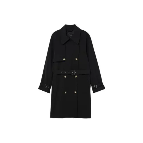 CLUB MONACO Черный C2WAH Женские Тренч