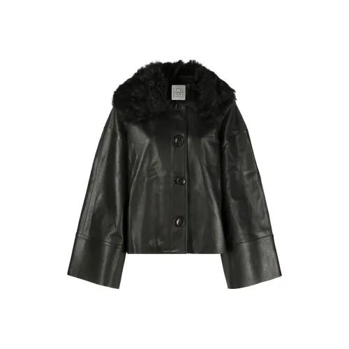 TOTEME Черные Женские Кожаные Куртки