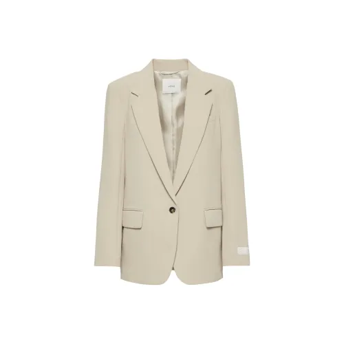 ARITZIA WILFRED Новый Generation Blazer Бизнес Костюм Женские Humus Beige Compost Beige Yellow