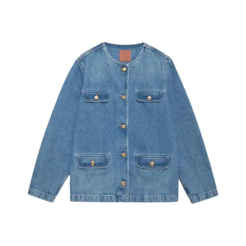 Anine Bing SS24 Denim Jacket Женская Sea Blue