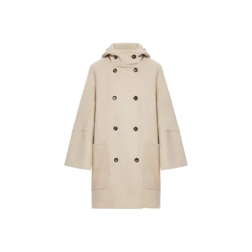 MaxMara Бежевое Женское Пальто