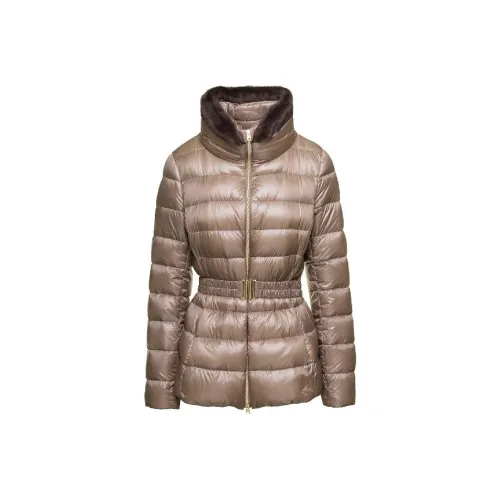 HERNO Коричневый Женские Объемные Куртки (Пуфы)