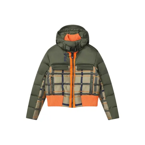 FILA x 3,1 Phillip Lim Пуховик Женские Rotten Лист Коричневый