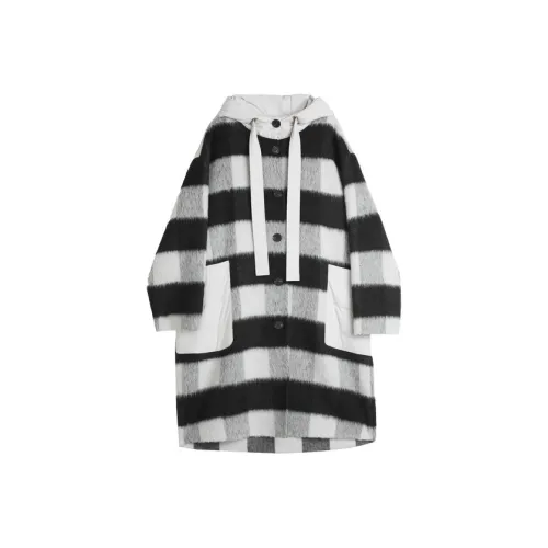 ELLE Черное Женское Пальто