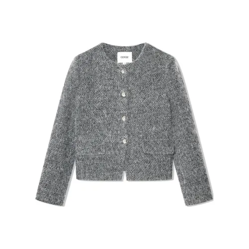COVERINS Cropped Jacket Women's Gray COVERINS Укороченная куртка женская серый