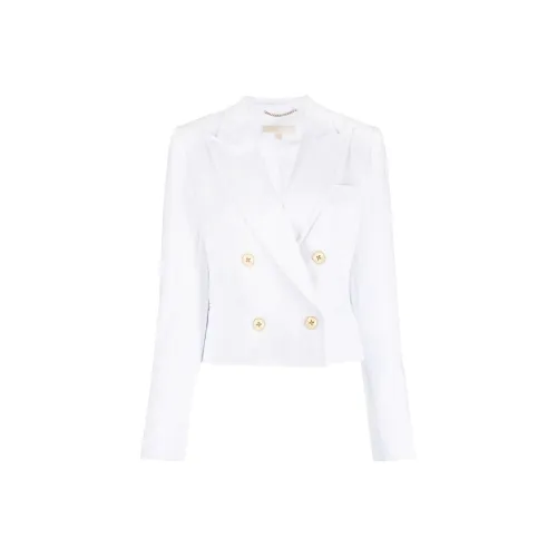 Michael Kors Белое Женское Короткое Пальто