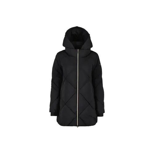 EMPORIO ARMANI EA7 Хлопковый пуховик женский черный