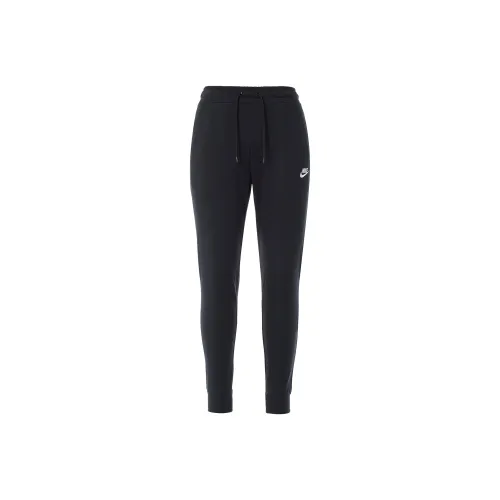 Nike Вязаные тренировочные штаны женские черные