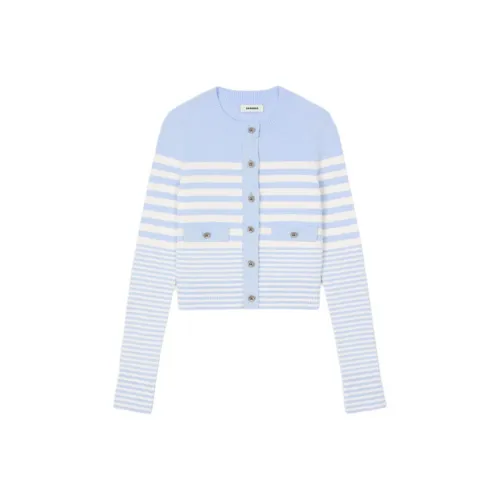 Sandro Трикотаж Женский Небесно-Синий