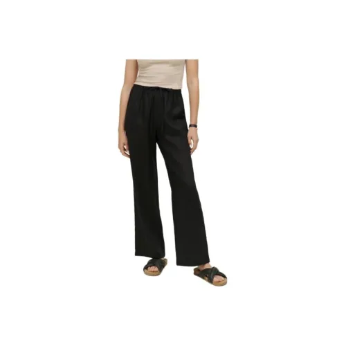 REFORMATION Olina Linen Pants Casual Pants Women's Black
