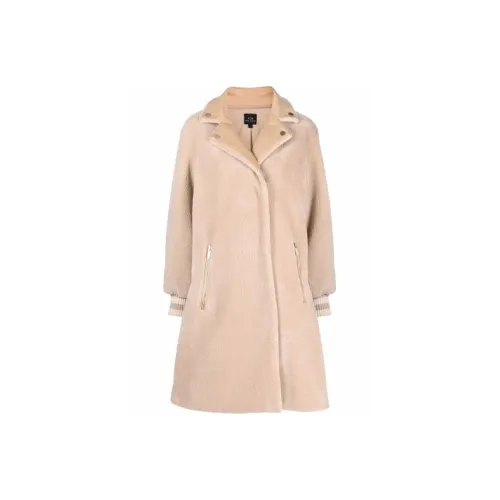ARMANI EXCHANGEAE Velvet Feel Пальто Женское Бежевый