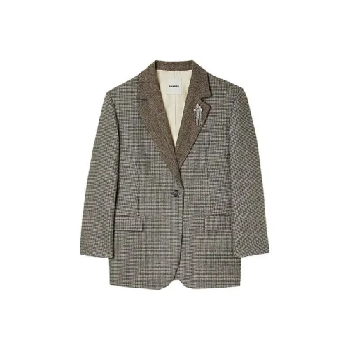 SANDRO Коричнево-желтый Женские офисные костюмы