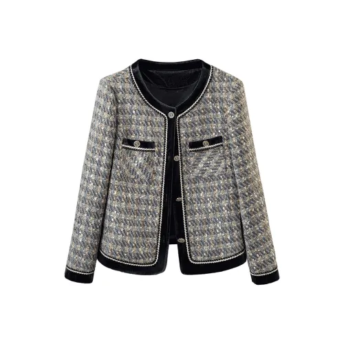 Cypress House Cropped Jacket Женская Серый Фиолетовый