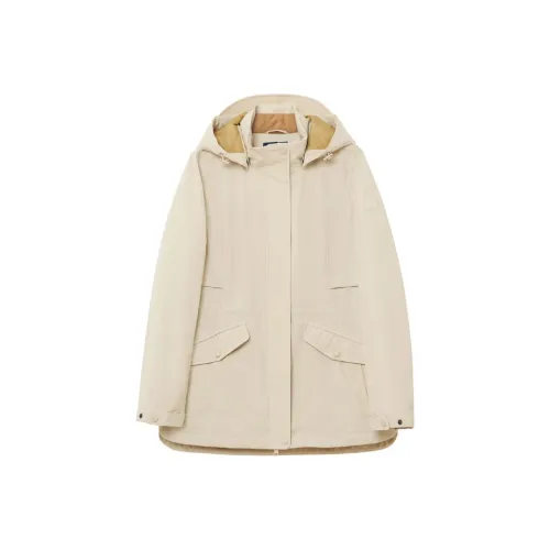 NAUTICA Хлопковый пуховик женский цвет экрю