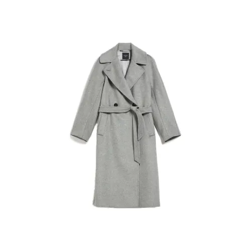 WEEKEND MaxMara Серое Женское Пальто